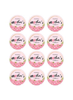 FaCraft Happy Mothers Day Stickers 1.5" Floral Mothers Day Gift Stickers 36Pcs Mother'S Day Labels Stickers Mother'S Day Present Label For Envelope Seals Gift Tag Cards Boxes Mothers Day Party Favor  - Image 1