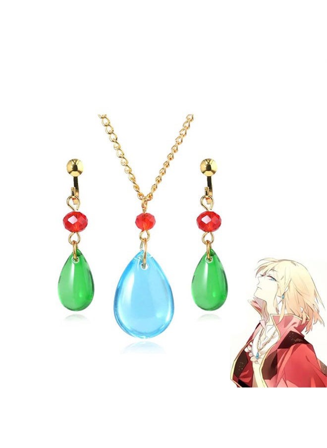 Xingwang Queen Anime Cosplay Wig with Necklace Earrings Short Blonde Yellow Halloween Party Wigs  - Image 4