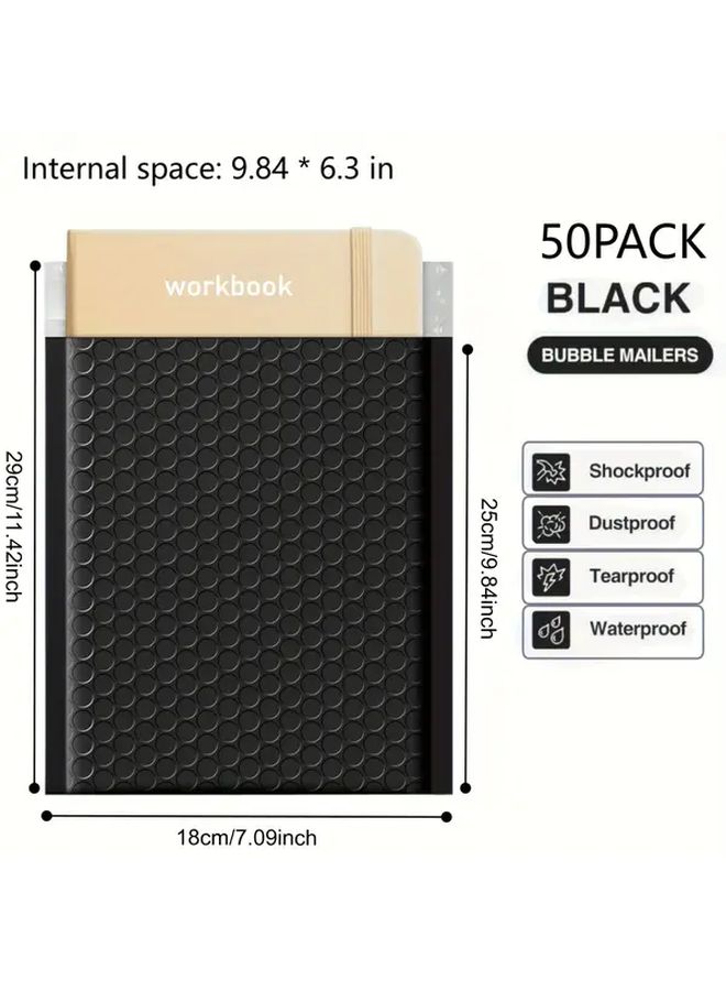 50 Pack Extra Thick Self Sealing Bubble Mailers 9.84x7.09 Inch Padded Shipping Envelopes - Image 2