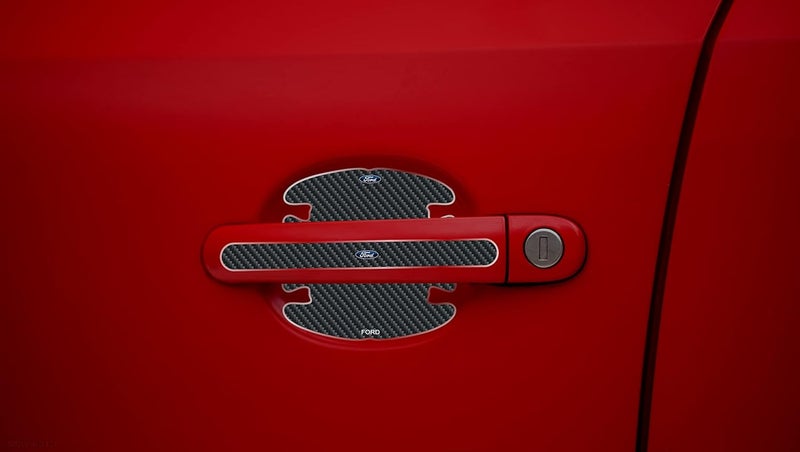 BIG FLAG ملصق حماية من الخدوش ليد الباب من ألياف الكربون بتقنية 3D من BIG FLAG (عبوة من 8) (3DDRSTCFSQVAR) (F0RD) - Image 2