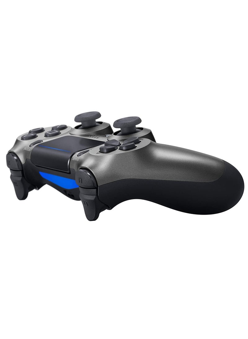 وحدة تحكم لاسلكية لجهاز PS4 تدعم الاهتزاز المزدوج ومستشعر حركة 6 محاور ولوحة لمس حساسة ومكبر صوت مدمج ومقبس سماعة رأس استريو متوافق مع PS 4 (رمادي) - Image 2