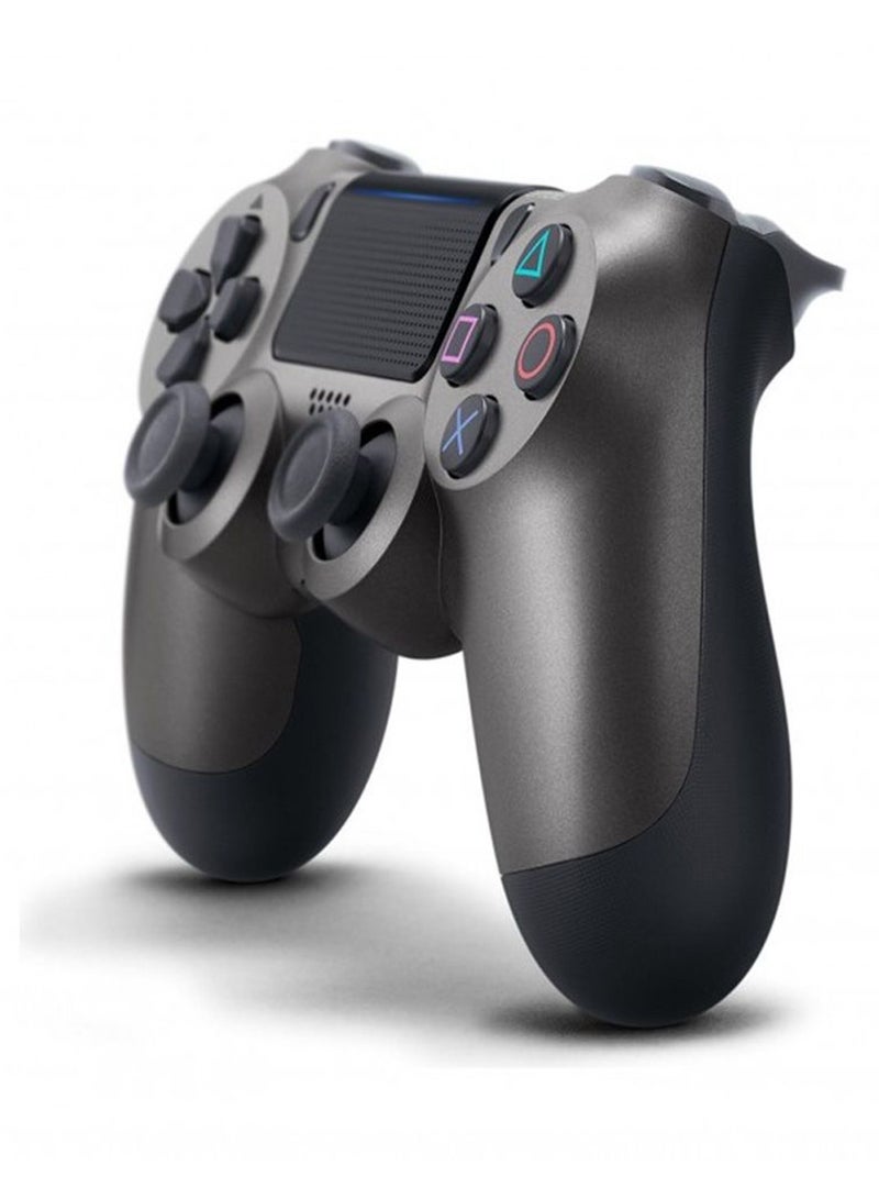 وحدة تحكم لاسلكية لجهاز PS4 تدعم الاهتزاز المزدوج ومستشعر حركة 6 محاور ولوحة لمس حساسة ومكبر صوت مدمج ومقبس سماعة رأس استريو متوافق مع PS 4 (رمادي) - Image 3