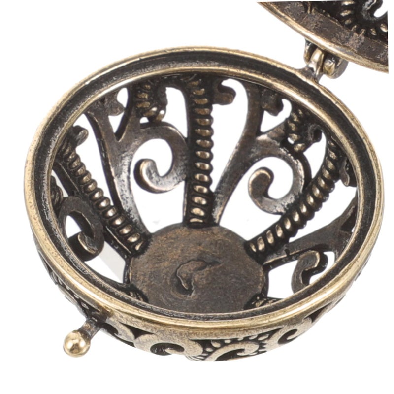 Brass Car Pendant Diffuser Aromatherapy Ball Decorative Essential Oil For Home Gift - Image 3
