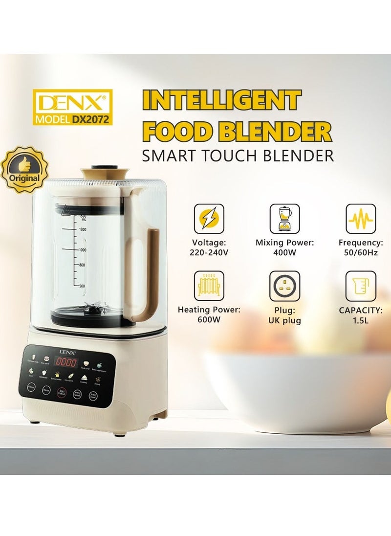 Denx Intelligent Food Blender, Smart Touch Blender - Image 5
