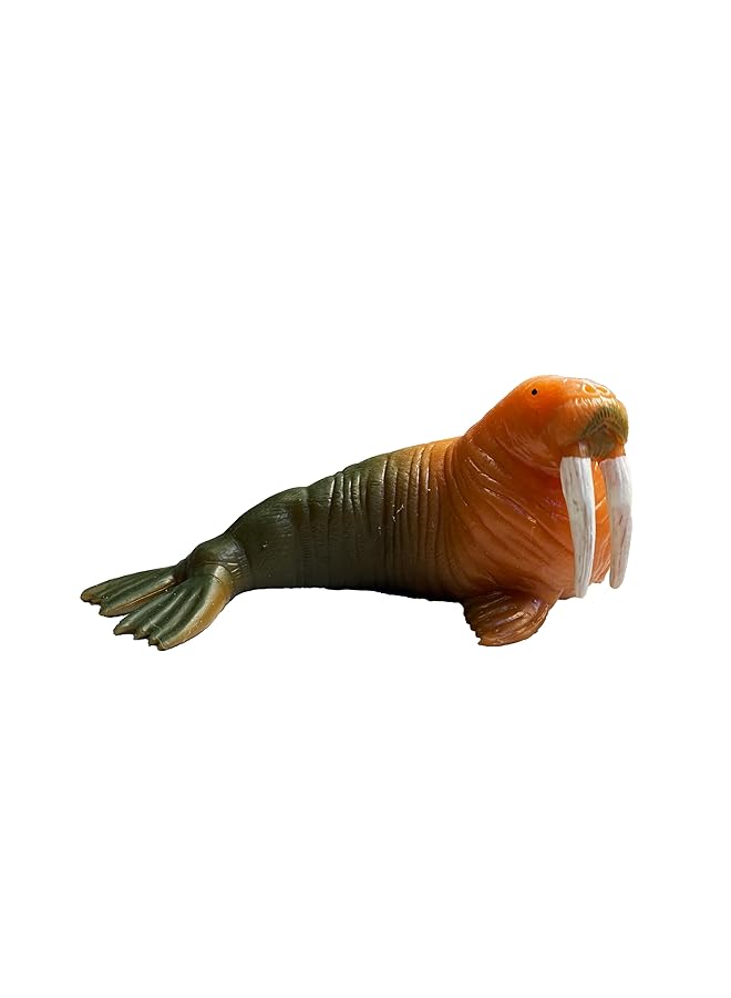macmerise Galaxy Arctic Walrus Realistic Toy Figure With Long Tusks And Flippers - Image 1