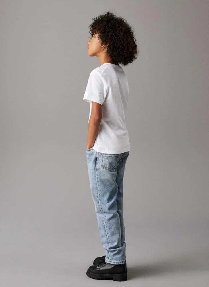 كالفن كلاين جينز Kids Monogram Crew Neck T-Shirt