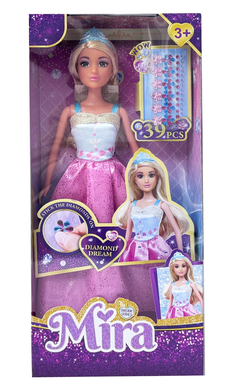 Mira Diamond Dream Doll – 11.5 Inch Fashion Princess Doll | Girls Toys 3+ - Image 1