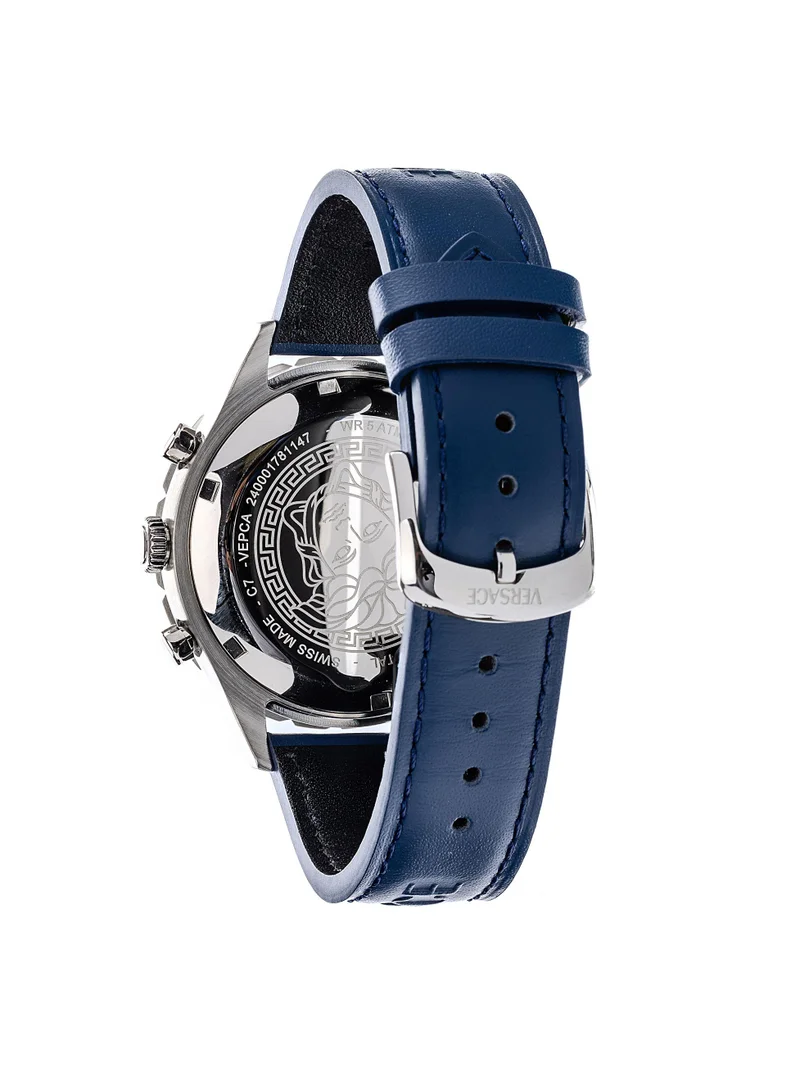VERSACE New Hellen Chronograph Quartz Blue Dial Watch