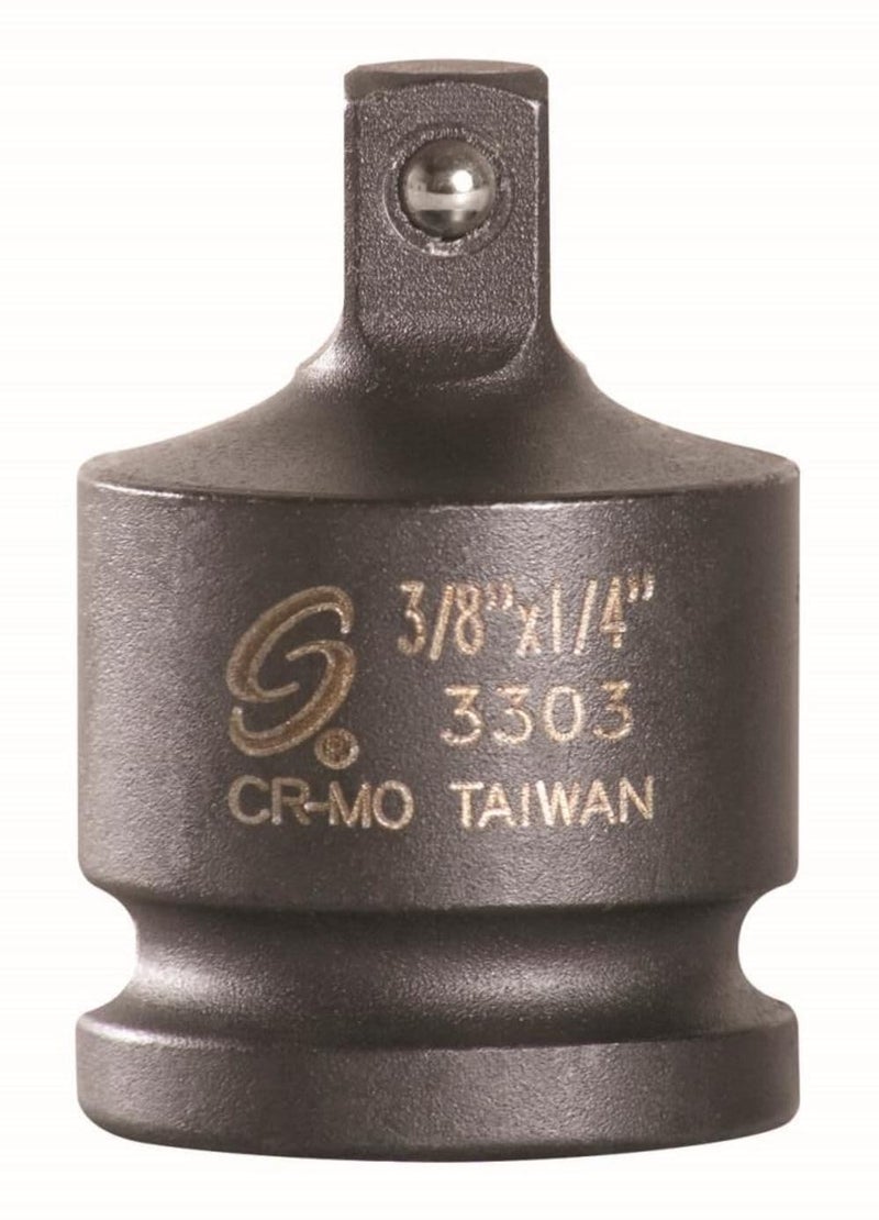 SUNEX TOOLS 3303 38Inch Female x 14Inch Male Super Socket Adapter with Friction Ball