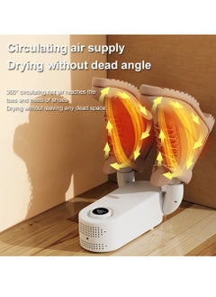 Furtey Electric Shoe Dryer , Heater Deodorizing and Dehumidifying Device , High Quality Foldable Multifunctional Shoe Dryer , Purple Light High Efficiency Dryer  - Image 2
