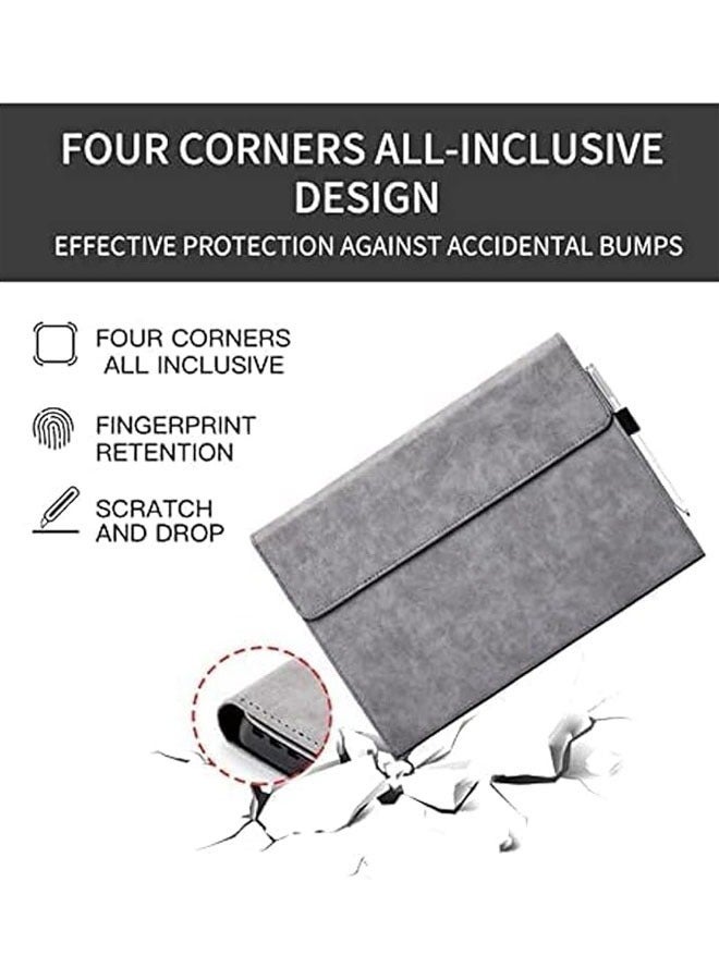 Sleeve Case Compatible with Microsoft Surface Pro 9 Tablet, (13 inch) Cover, Type Cover Keyboard, Business Small Bag (Blue) - Image 3