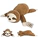 JellyMallow 24in 5lbs Sloth Weighted Stuffed Animals Weighted Stuffed Animal Sloth Plush Comfortable Companion Plushies Toy Gifts for Adults  Kids - Image 4