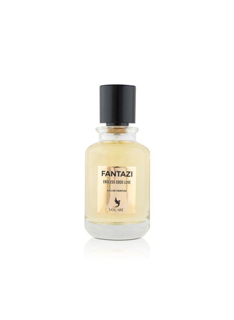 VOLARE Fantazi Endless Coco Love Unisex Perfume, 100 ml – Fresh Fruity with Bergamot, Lemon Zest & Coconut Water - Image 2