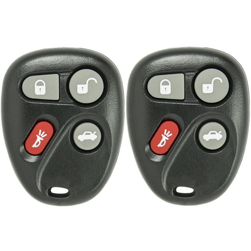 Keyless2Go Replacement for Keyless Entry Car Key Fob Vehicles That Use 4 Button L2C0005T 12223130-50 Remote - 2 Pack - Image 5