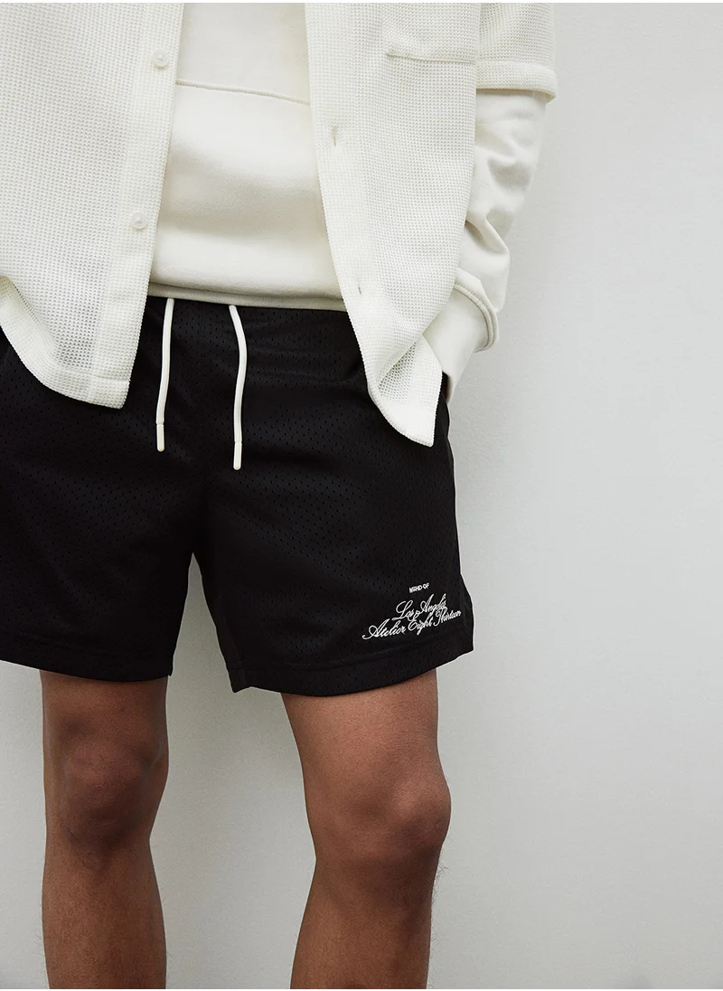 H&M Regular Fit Mesh Shorts