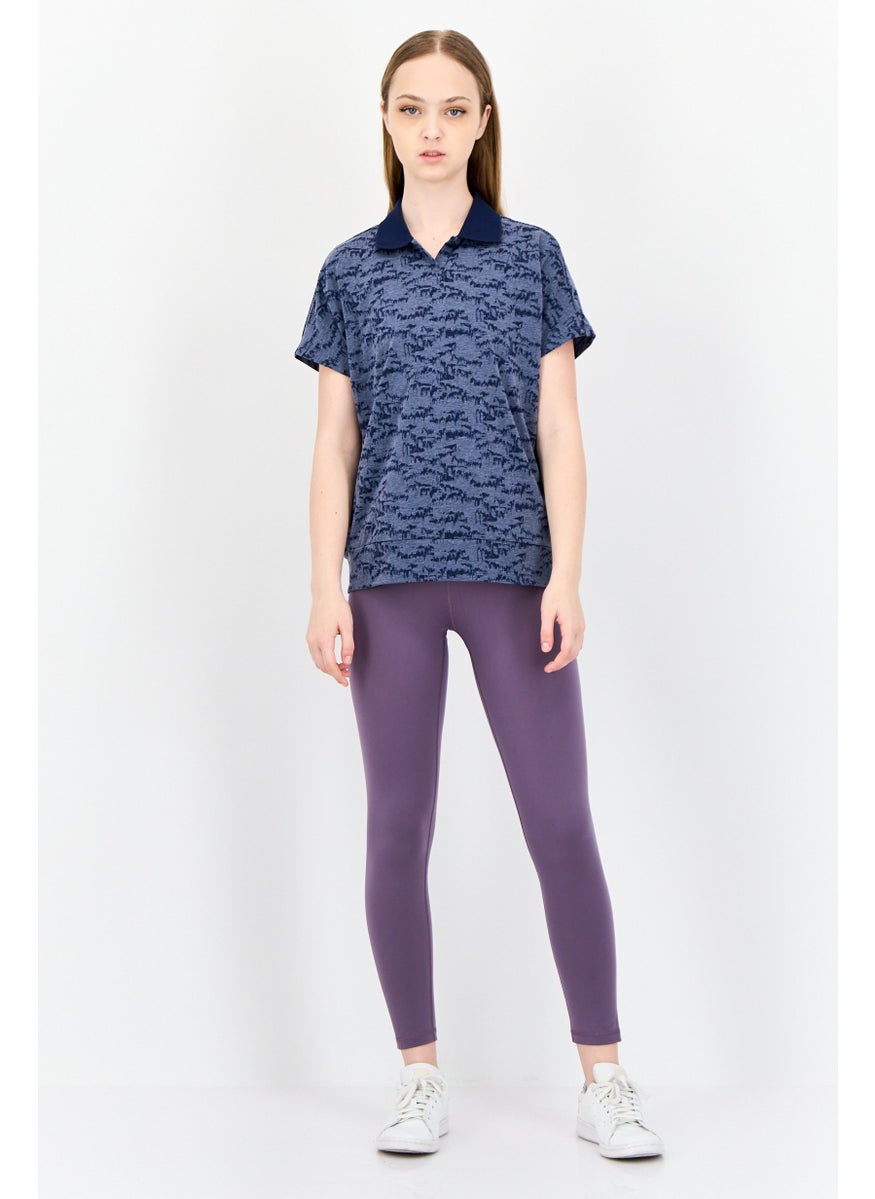 Adidas Women Sportswear Fit Short Sleeve Outdoor Polo Shirt , Multicolor  - Image 4