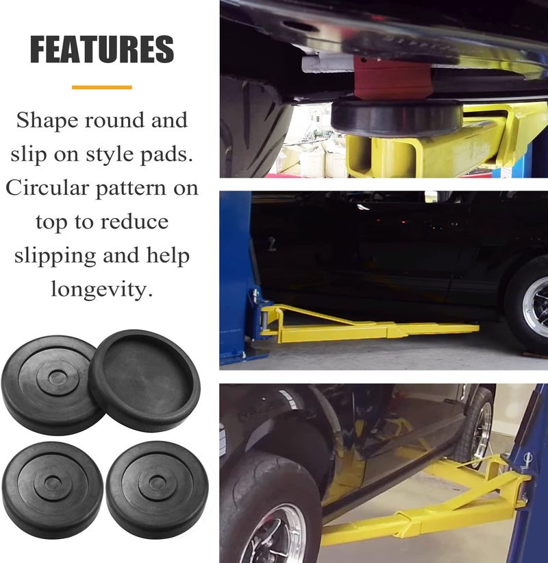 Sporthfish Round Rubber Arm Pads for BendPak or Danmar Lift Set of 4PCS - Image 4