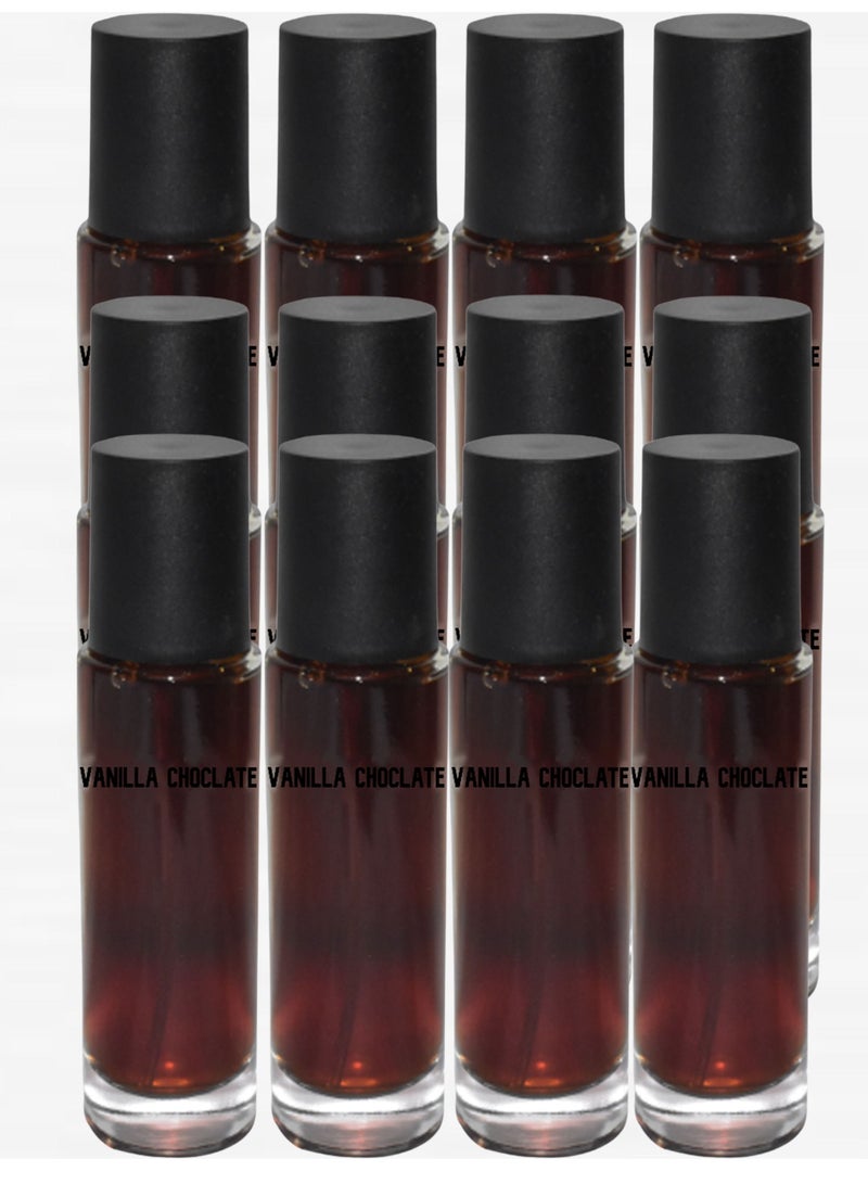 12 قطع عطر فانيلا شوكولاته 30 مل EDP