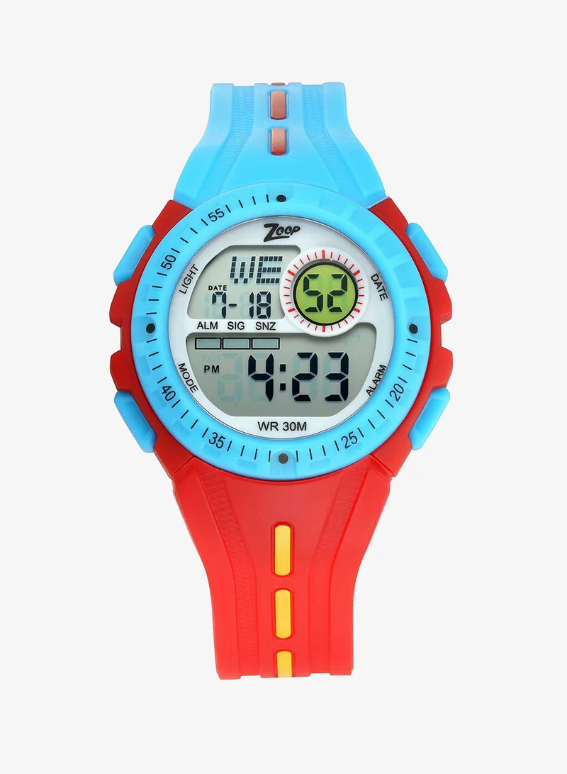 Zoop Digital Red Strap Watch