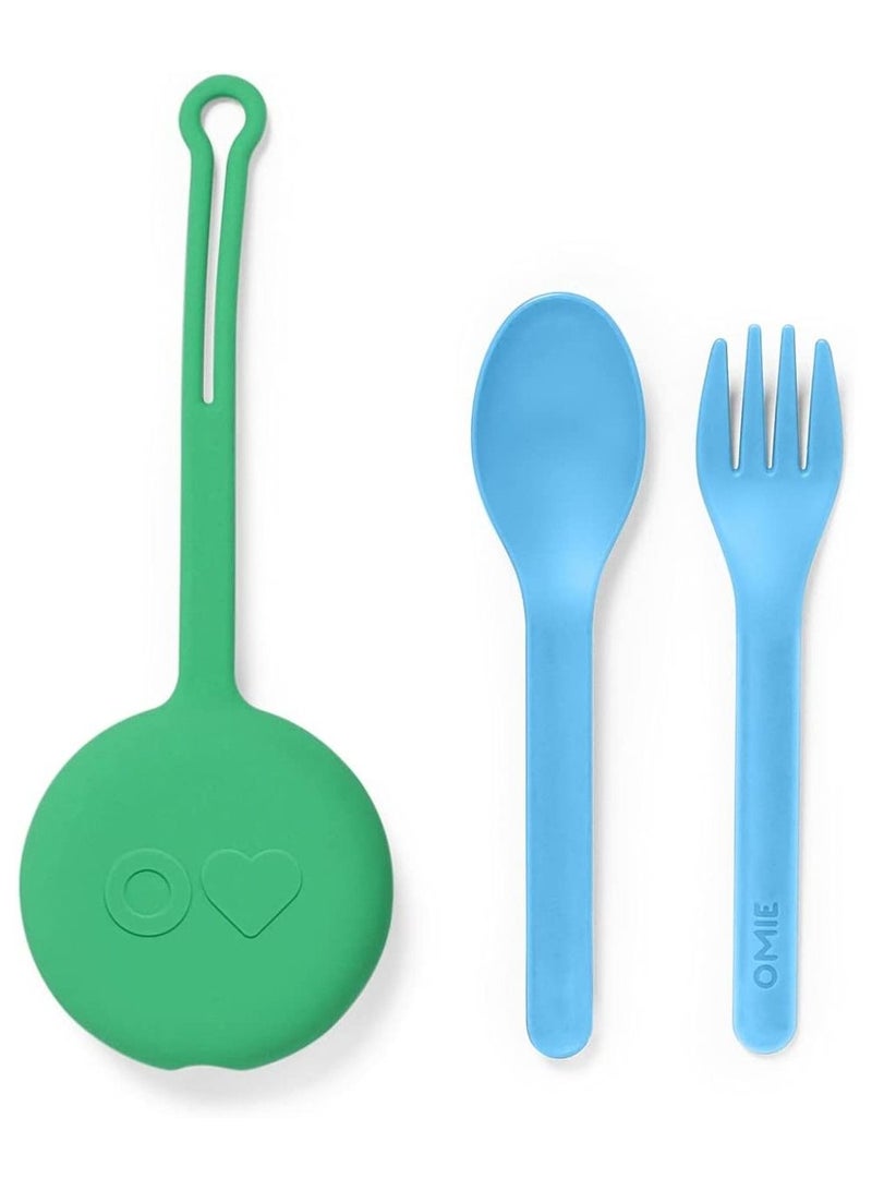 OMIE 2-Piece Kids Utensils Set With Case - Image 1