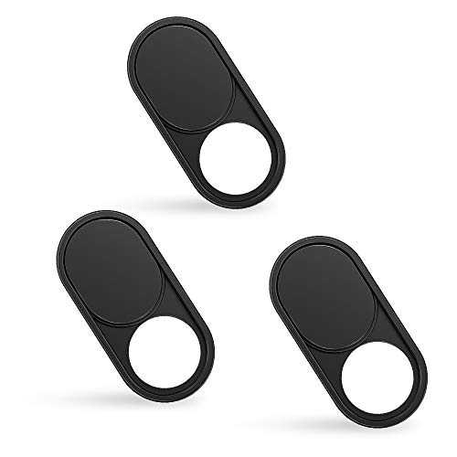 imluckies 3 Pack Webcam Cover Slide, 0.023 inch Ultra-Thin Metal Camera Cover for Laptop Computer, MacBook Pro/Air iMac iPad Tablet iPhone 8/7/6 Plus, Echo Show/Spot Web Camera Privacy Covers - Image 1