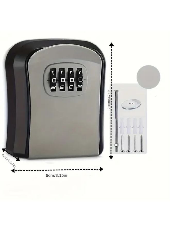 Heavy Duty Key Lock Box With Combination Lock 2 Way Locking Mechanism Weatherproof - Image 4