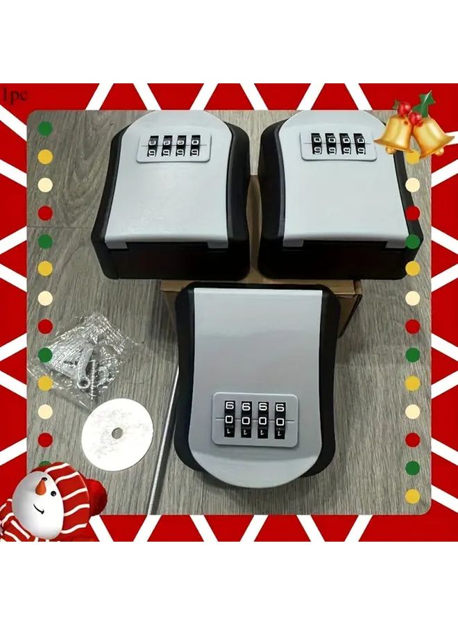 Heavy Duty Key Lock Box With Combination Lock 2 Way Locking Mechanism Weatherproof - Image 1