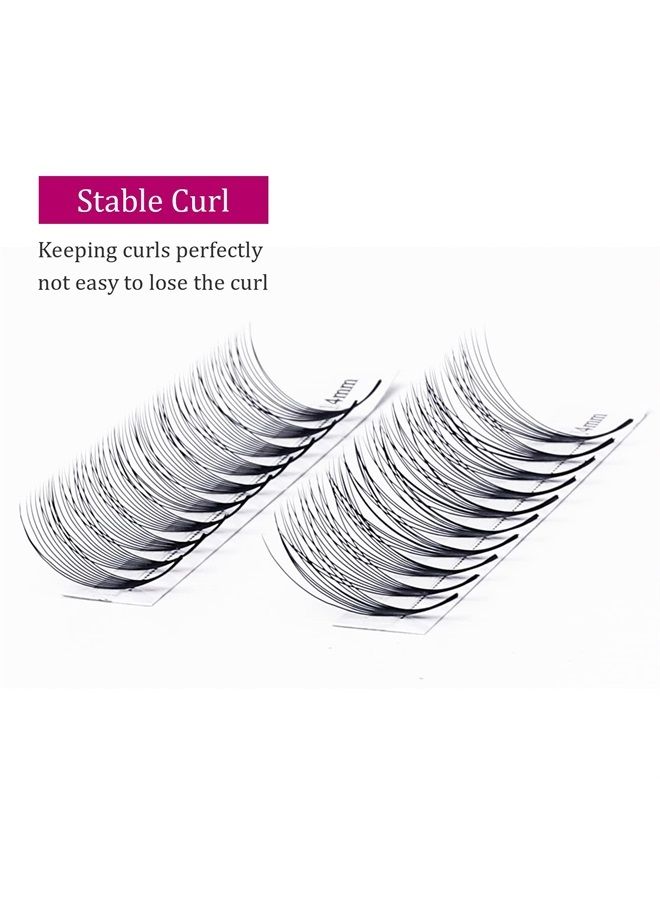 FADLASH تمديدات رموش مروحة جاهزة 10D تمديدات رموش مروحة جاهزة 0.05 0.07 سمك تمديدات رموش حجم مسبق المروحة C D كيرل من FADLASH (10D-0.07-D، مزيج 8-14 مم) - Image 4