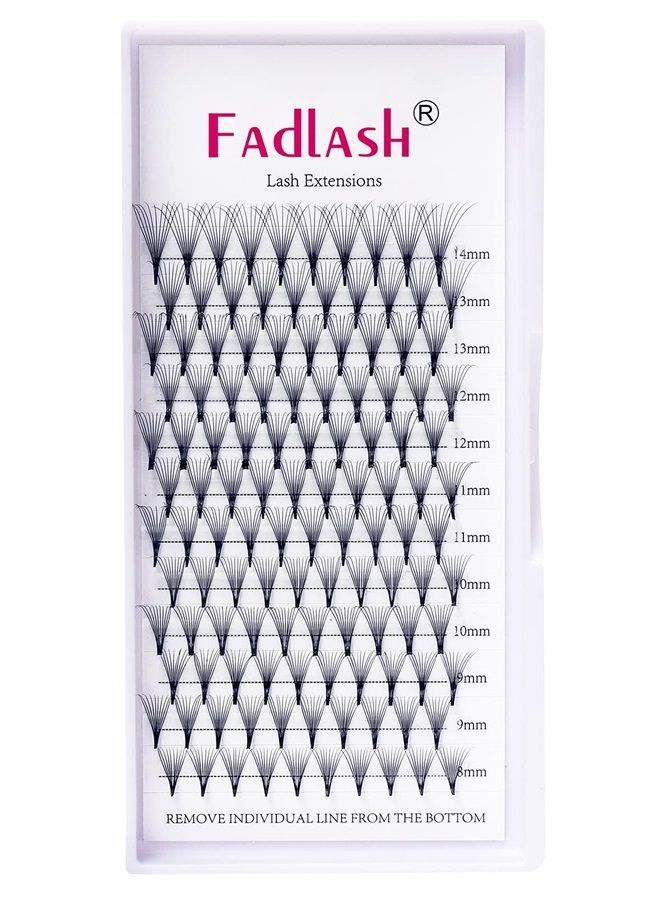 FADLASH تمديدات رموش مروحة جاهزة 10D تمديدات رموش مروحة جاهزة 0.05 0.07 سمك تمديدات رموش حجم مسبق المروحة C D كيرل من FADLASH (10D-0.07-D، مزيج 8-14 مم) - Image 5