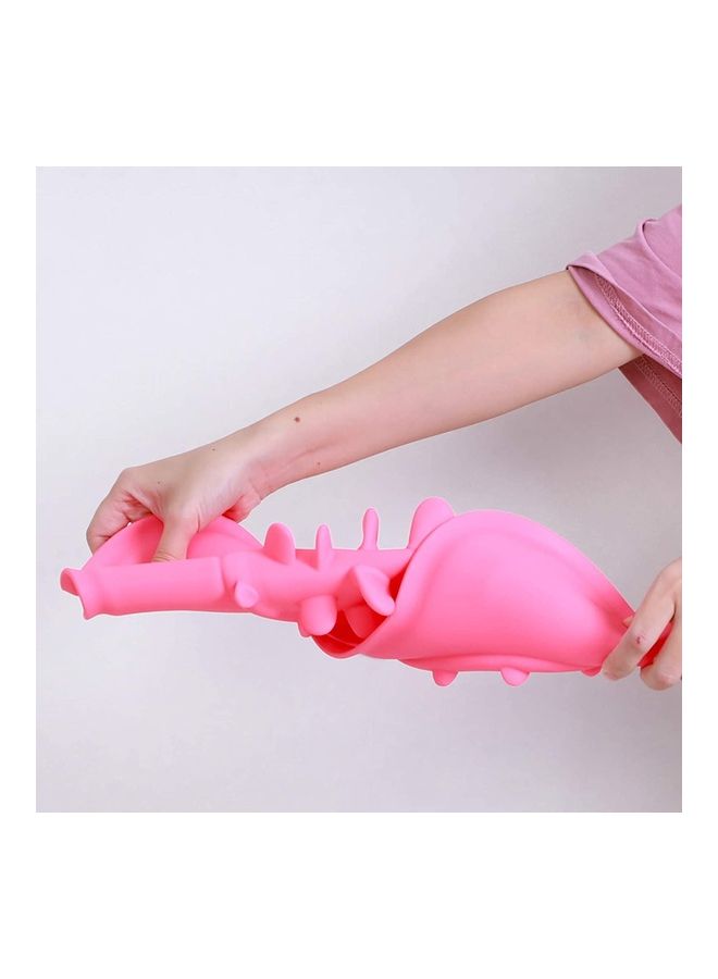 NIBEMINENT Silicone Slow Feeder Dog Cat Treat Dispensing Mat Pink 26 x 41 30cm - Image 5