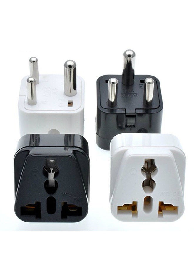 Generic - South African Switch Plug Converter Type M Plug Adapter Safe Grounded Small Travel Adapter Plug for South African/Indian Travel Power Plug Adapter Converter 0-10A 250V - Image 1