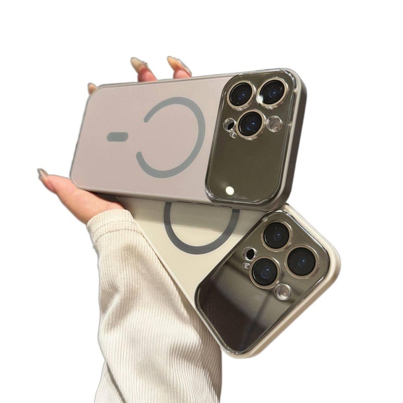 MS PC MagSafe Case for iPhone 13 with Strong Magnetic and Skin Feel plus Matte Finish plus Large Window in Titanium Grey - Image 3