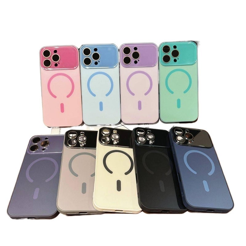 MS PC MagSafe Case for iPhone 13 with Strong Magnetic and Skin Feel plus Matte Finish plus Large Window in Titanium Grey - Image 5