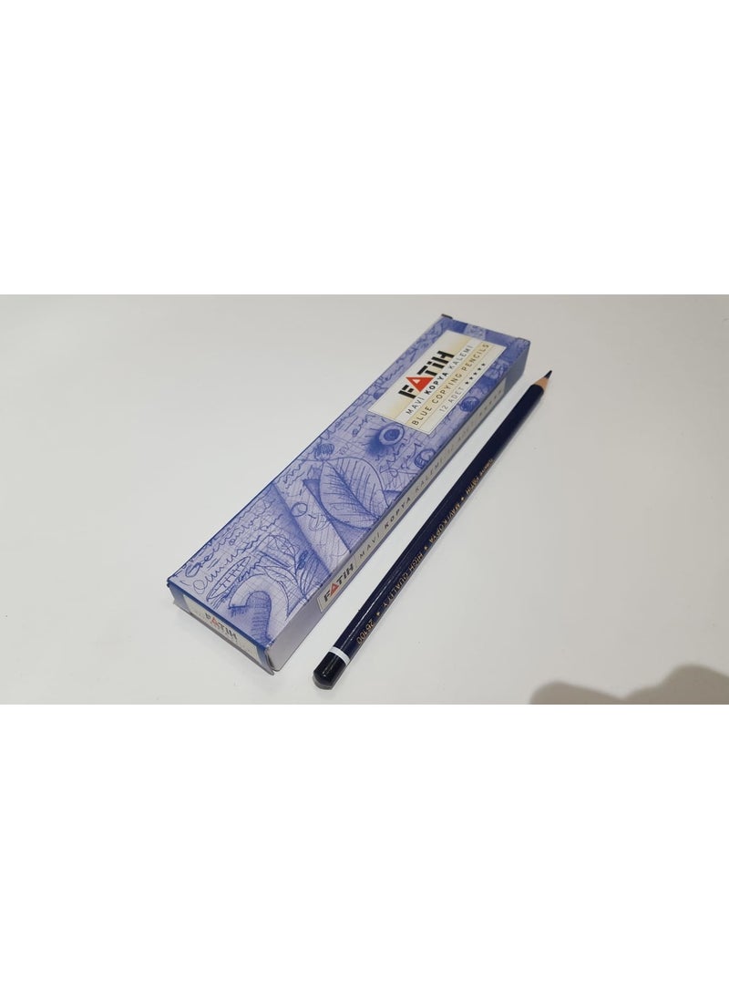 Fatih 12 Pieces Copy Pen Blue 