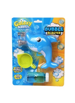 Galaxy Toys جهاز نفخ فقاعات سمكة القرش مع 1×50مل فقاعات  - Image 3