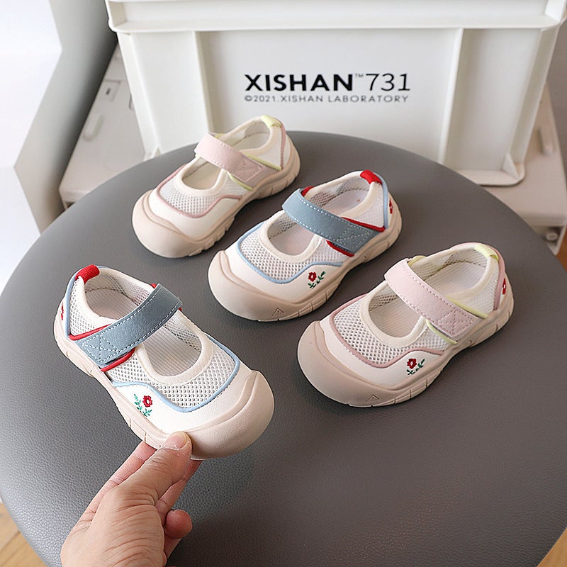 Summer Baotou Sandals New Girls Anti-Slip Sports Baby Sandals Fashion Casual Children'S Beach Shoes - Image 2