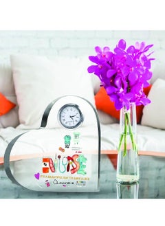 PRINTSHOP4ME Celebrate International Nurse's Day with a Heartfelt Gift - Crystal Table Centerpiece Gift for Nurses - Appreciation Gifts for Nurse - Perfect for Medical Professionals, Nursing Students  - Image 3