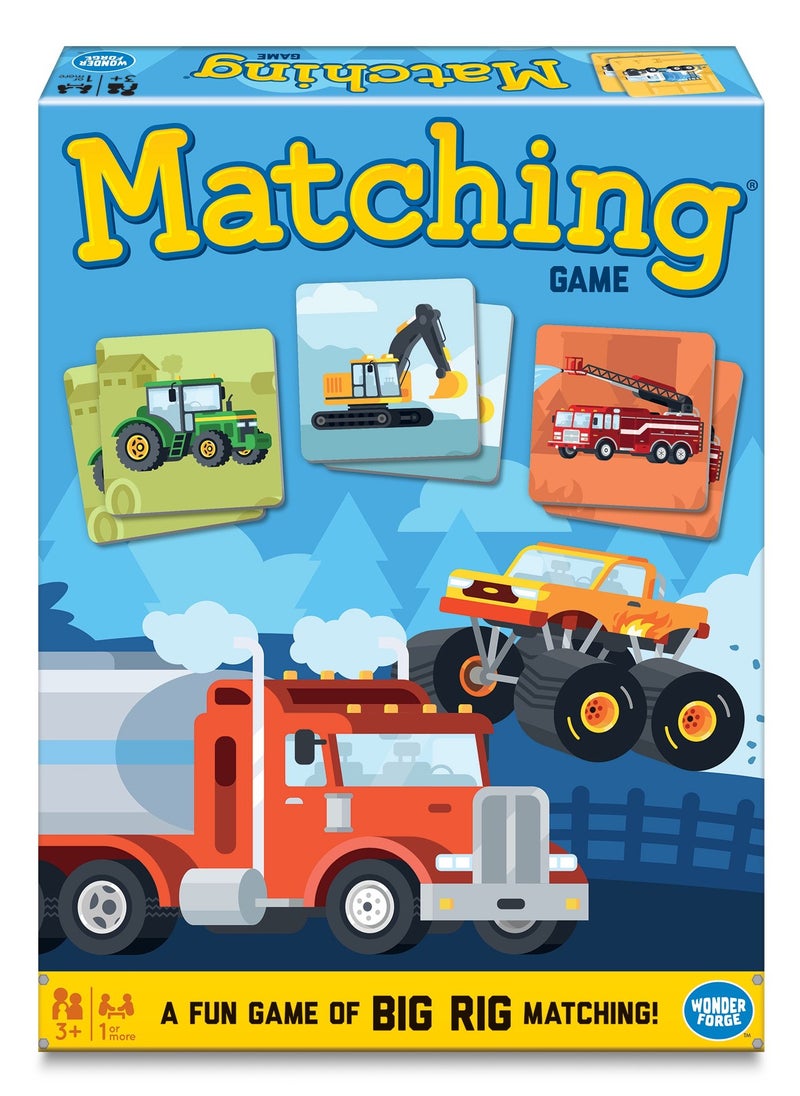 Wonder Forge Wonder Forge Trucks Matching Game for Kids Ages 3+ One or More Players  - Image 1
