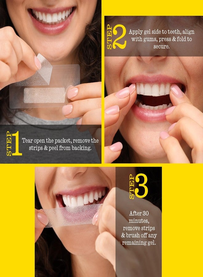 Twice Teeth Whitening Strips Kit – 30-Minute Quick & Gentle Teeth Whitening – 20-Day Treatment – No-Slip, Mess-Free, Gentle on Enamel – Sweet Mint Flavor – Vegan - Image 4