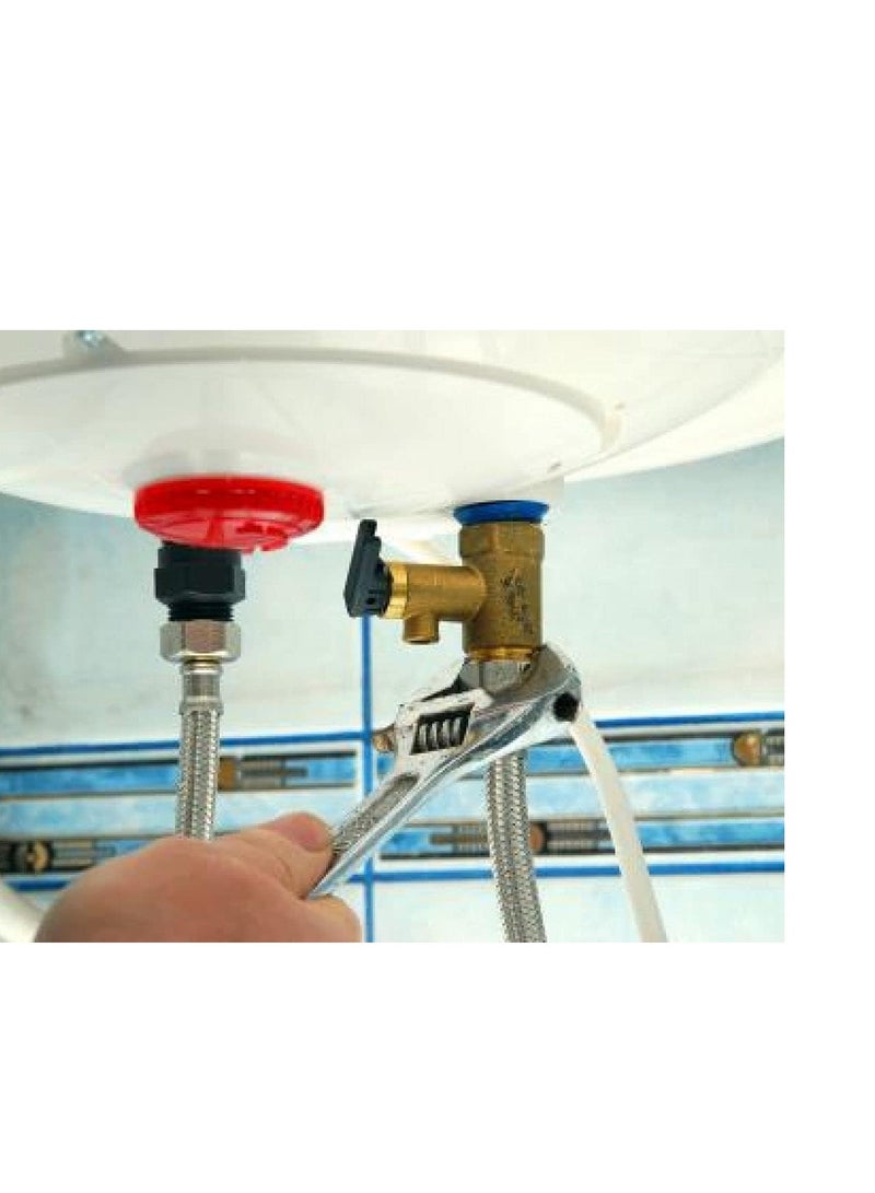 Vimka خرطوم سخان ماء، أنبوب توصيل للمرحاض من الستانلس ستيل بطول 60 سم مقاوم للصدأ – يُباع كوحدة تحتوي على 4 خراطيم. - Image 2