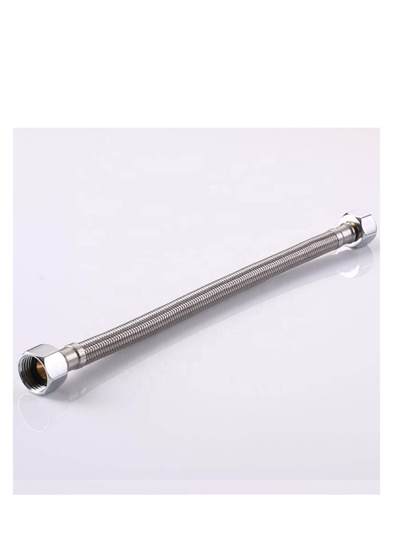 Vimka خرطوم سخان ماء، أنبوب توصيل للمرحاض من الستانلس ستيل بطول 60 سم مقاوم للصدأ – يُباع كوحدة تحتوي على 4 خراطيم. - Image 4