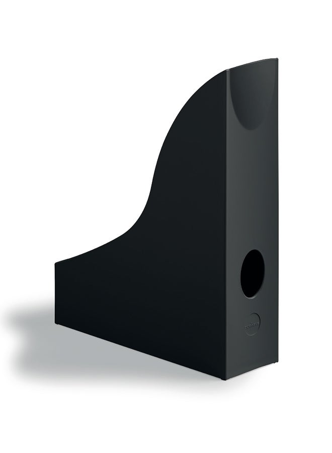 ديورابل منظم مجلات A4 موفر للمساحة وبنسبة تدوير 80% مع اعتماد بيئي، صنع في ألمانيا | منظم مجلات صغير للكتب والكتابة، مناسب لمنظم مجلات الكتاب المقدس، غير شفاف مع فتحة سحب سهلة — ديوريبل - Image 1