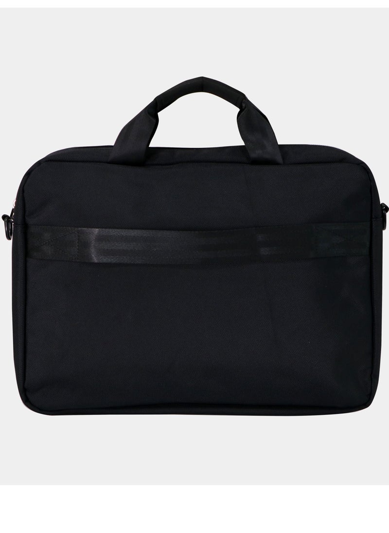 pierre cardin - Premium Business Laptop Briefcase 15.6-Inch Laptop Bag Large Capacity Messenger Bag Soft Top Handle Handbag with Long Straps Travel Office Work Black - Image 1