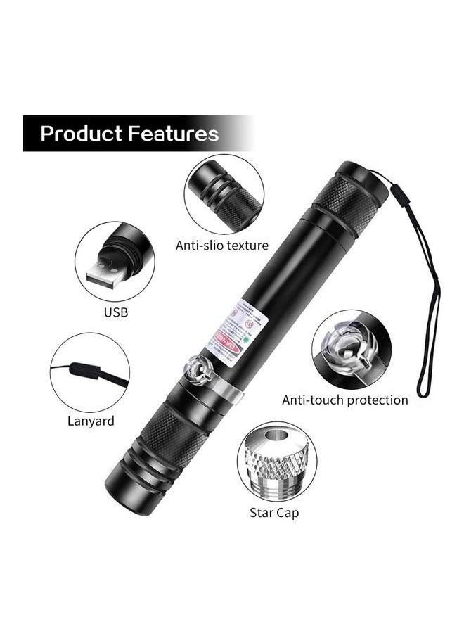 TWEGGON - Green Laser Pointer, Long Distance USB Rechargeable Laser Light for Presentations, Camping, Hiking and Playing with Pets - Image 1
