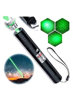تي دبليو إي جي جي أو أن مؤشر ليزر أخضر، ضوء ليزر طويل المدى قابل لإعادة الشحن عبر USB للعروض التقديمية والتخييم والمشي لمسافات طويلة واللعب مع الحيوانات الأليفة  - Image 1