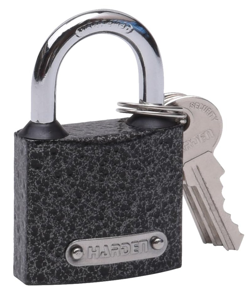 Harden 63mm Padlock Iron Lock Body Brass Lock Cylinder Comes with 3 Keys 622363 - Image 1