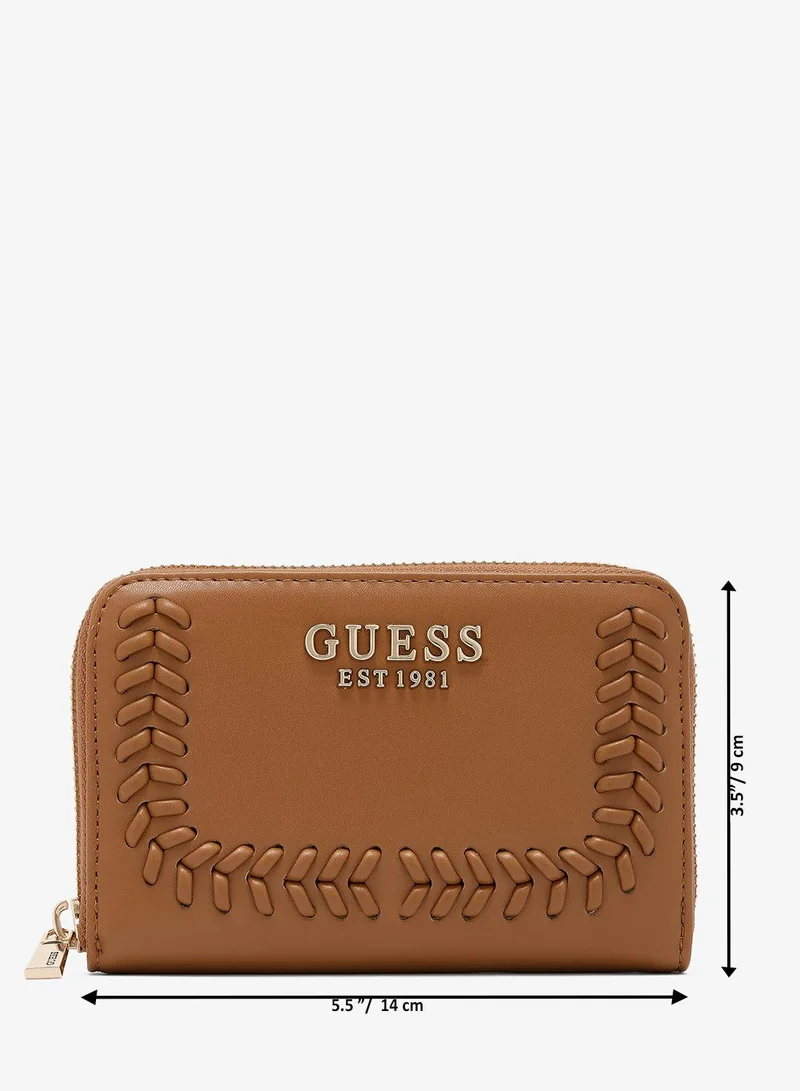 Guess  Tatum Medium Zip Around Bi-Fold  Wallet for Women | Best Price UAE