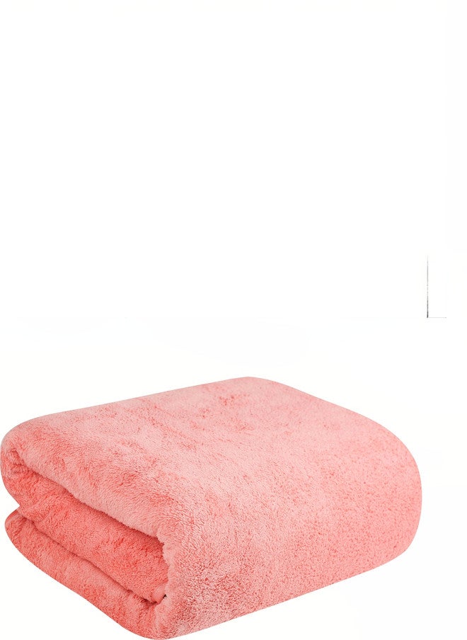 Fezora Microfiber Bath Towel Set - 3 Pieces in Beige & Orange - Image 5