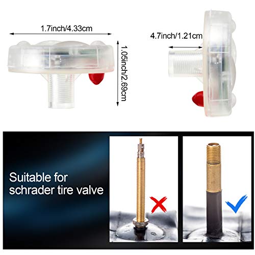 Frienda 12 Pieces Car Tire Lights Wheel Valve Stem Lamp Cap Lights Car Solar Led Tire Lights Solar Energy Flashing Lights for Vehicles Car Motorcycles Bicycles - Image 2