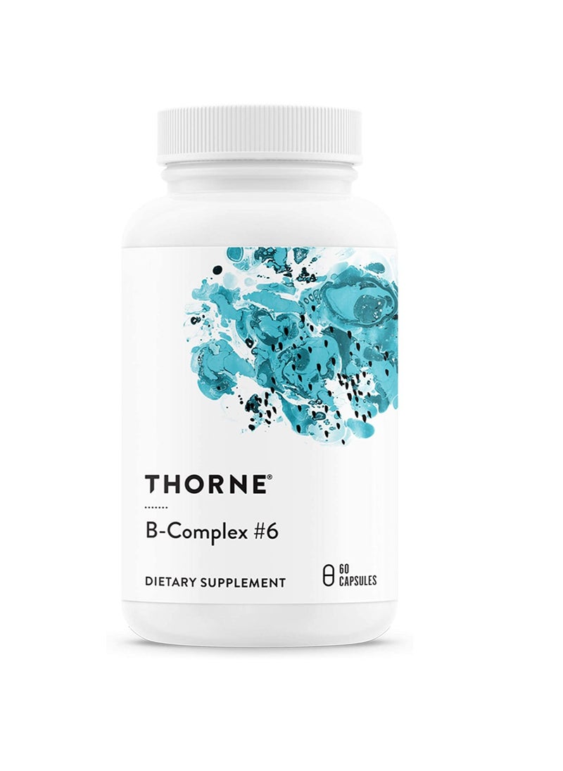 Thorne - B-Complex #6 Dietary Supplement 60 Capsules - Image 1